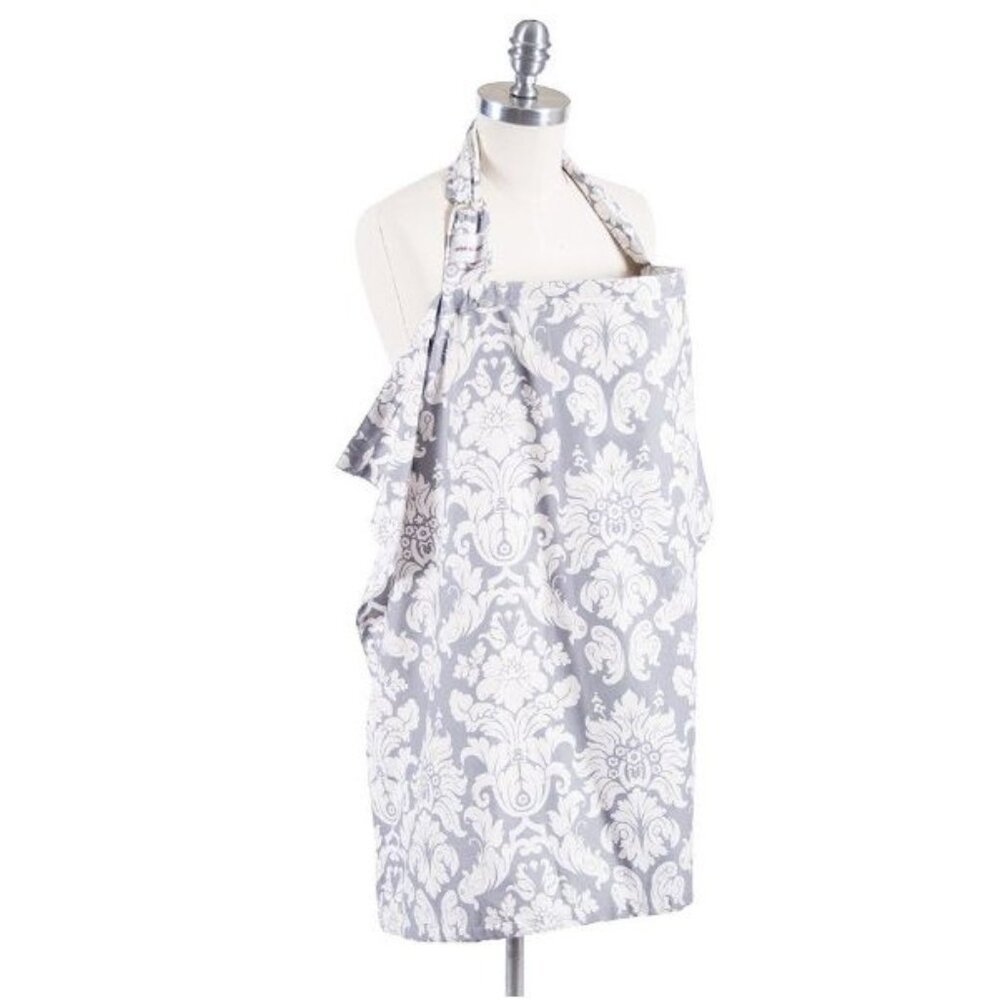 Bébé au Lait “Chateau Silver” Nursing Cover, 36″×26″ One-Size